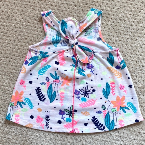 Cat & Jack Flamingo Bright Colorful Summer Tank 🦩 - Picture 5 of 6